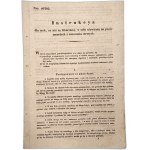 Instrukcja dla lekarzy w celu ożywiania na pozór umarłych i ratowania otrutych - Galicja XIX wiek [ medycyna- ratownictwo hipotermia, utonięcie, porażenie piorunem, b. rzadkie, ]