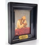 Emperor Franz Joseph - Portrait - Prayer for the prosperity of the Army of the Empire - oil painting [ early 20th century, World War I ].