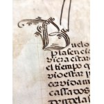 [Manuscript] Manuscript parchment - legal document (Spain, 16th century) - Franciscan and missionary Juan de Plasencia (c. 1520-1590).