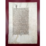 [Manuscript] Manuscript parchment - legal document (Spain, 16th century) - Franciscan and missionary Juan de Plasencia (c. 1520-1590).