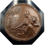 Patriotic commemorative plaque Fortress of Przemyśl 1914-1915 - Karl Perl (1876-1965), bronze [ In Memory of the Defenders of Przemyśl ].