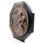 Patriotic commemorative plaque Fortress of Przemyśl 1914-1915 - Karl Perl (1876-1965), bronze [ In Memory of the Defenders of Przemyśl ].
