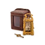Carriage clock - Brass carriage clock with measurements: ...