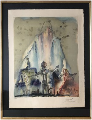 Salvador Dali, Bez tytułu (z cyklu K/H.C.?), 1968