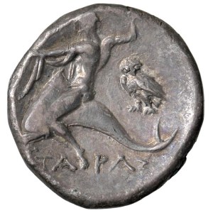Greek Coins - § CALABRIA Tarentum (275-235 a.C.) Nomos - D/ ...