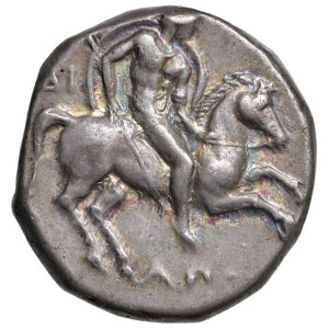 Greek Coins - § CALABRIA Tarentum (272-240 a.C.) Nomos - D/ ...