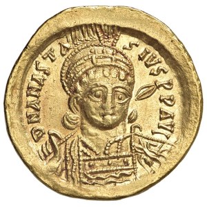 Byzantine Coins - § Anastasius (491-518) Constantinople - Sol...
