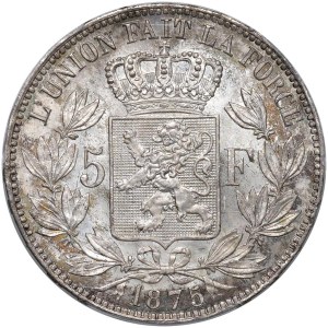 Foreign Coins - BELGIUM Leopold II (1865-1909) 5 Francs 187...