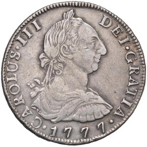 Foreign Coins - BOLIVIA Charles III (1759-1788) Potosi - 8 Rea...