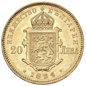 Foreign Coins - BULGARIA Ferdinand I (1887-1918) 20 Lever 18...