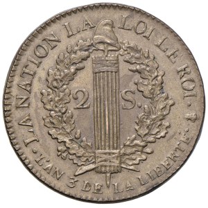 Foreign Coins - FRANCE Louis XVI Constitution (1791-1792) 2...