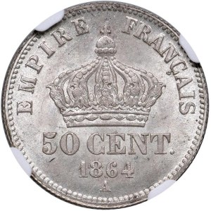 Monnaies étrangères - FRANCE Napoléon III (1852-1870) Paris - 5...