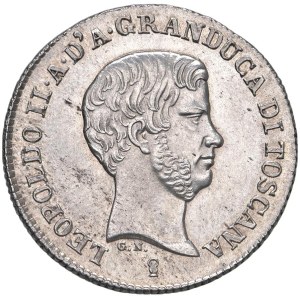 Italian Mints - FIRENZE Leopoldo II Lorena (1824-1859) Fiori...