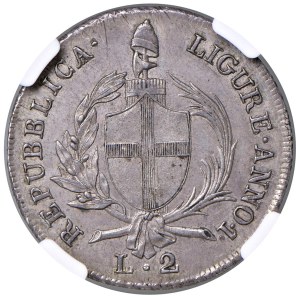 Italian Mints - GENOVA Repubblica ligure (1798-1805) 2 Lire ...
