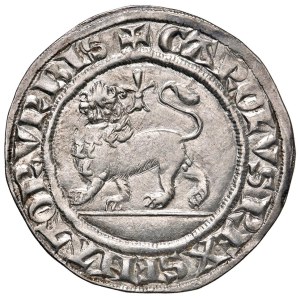 Papal coins - Roman Senate Charles I of Anjou (1263-1284) Gros...