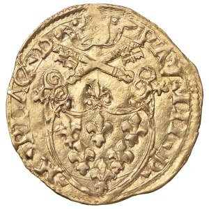 Papal coins - Paul III (1534-1549) Piacenza - Golden shield -...