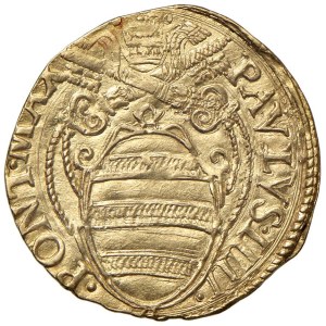Papal coins - Paul IV (1555-1559) Golden shield - Munt. 3 AU ...