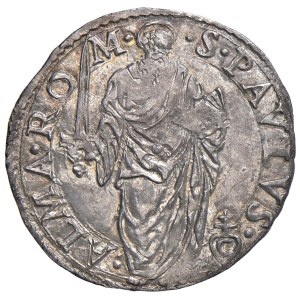 Papal coins - Paul IV (1555-1559) Julius - Munt. 15 AG (g 3...