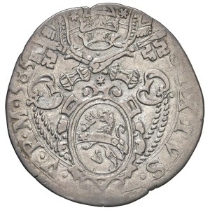 Papal coins - Sisto V (1585-1590) Ancona - Giulio 1585 - Mun...