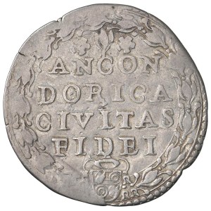 Papal coins - Sisto V (1585-1590) Ancona - Giulio 1585 - Mun...