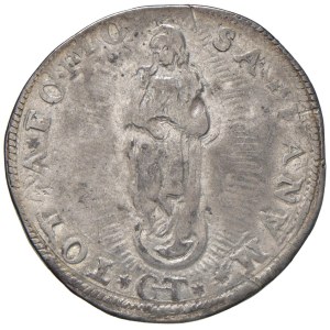 Papal coins - Clement VIII (1592-1605) Fano - Testone An. I...
