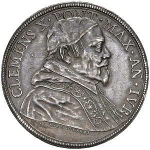 Papal coins - Clement X (1670-1676) Jubilee plate 1675 -...