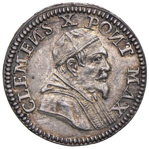 Pápežské mince - * Klement X. (1670-1676) Grosso 1675 - Munt. 3...