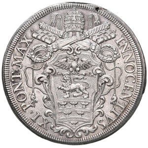 Papal coins - Innocent XI (1676-1689) Plate - Munt. 37 AG...