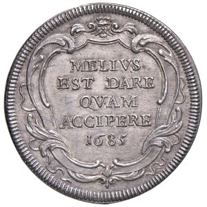 Papal coins - Innocent XI (1676-1689) Testone 1685 An. IX -...