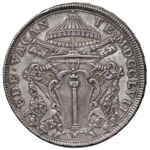 Papal coins - Sede vacante (1758) Shield 1758 - Munt. 2 AG (g...