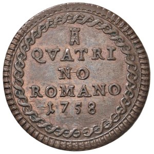 Papal coins - Clement XIII (1758-1769) Quattrino 1758 An. I...