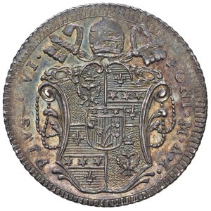 Papal coins - Pio VI (1775-1799) Giulio 1775 An. I Giubileo ...