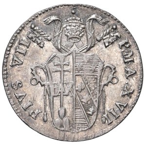 Papal coins - Pius VII (1800-1823) Bologna - Grosso 1816 An. ...