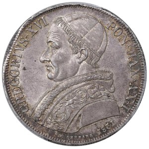 Papal coins - Gregorio XVI (1831-1846) Scudo Romano 1831 An....