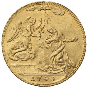 Savoy - Charles Emmanuel III (1730-1755) 4 Zecchini 1745 - Nom...