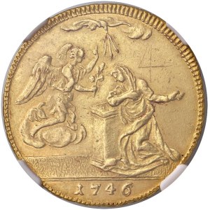 Savoy - Charles Emmanuel III (1730-1755) 4 Zecchini 1746 - Nom...