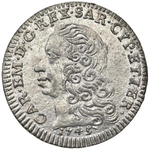 Savoy - Charles Emmanuel III (1730-1755) 5 Soldi 1745 - Nomism...