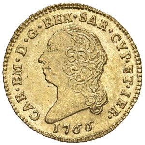 Savoy - Charles Emmanuel III (1755-1773) Half Double 1766 - N...