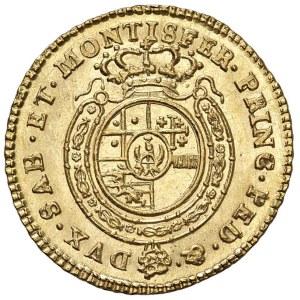 Savoy - Charles Emmanuel III (1755-1773) Half Double 1766 - N...