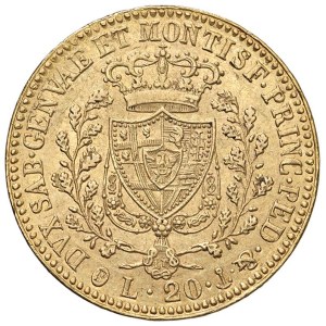 Savoy - Carlo Felice (1821-1831) 20 Lire 1829 G - Nomisma 55...