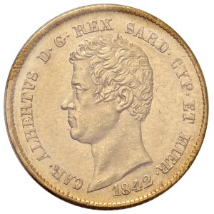 Savoy - Charles Albert (1831-1849) 20 Lire 1842 G - Nomisma 6...