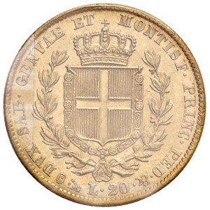 Savoy - Charles Albert (1831-1849) 20 Lire 1842 G - Nomisma 6...