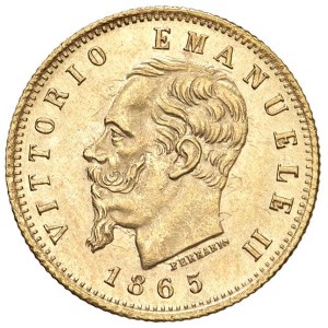 Savoy - Victor Emmanuel II (1861-1878) 5 Lire 1865 T - Nom...