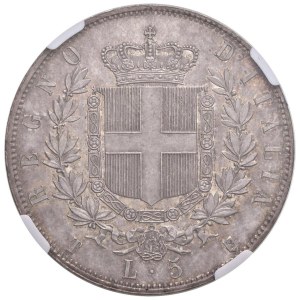 Savoy - Victor Emmanuel II (1861-1878) 5 Lire 1861 T - Nom...