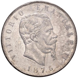Savoy - Victor Emmanuel II (1861-1878) 5 Lire 1876 R - Nom...