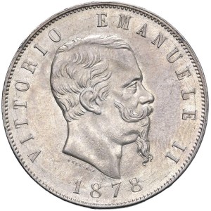 Savoy - Victor Emmanuel II (1861-1878) 5 Lire 1878 R - Nom...