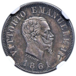 Savoy - * Vittorio Emanuele II (1861-1878) 50 Centesimi 1861...