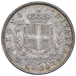 Savoy - * Victor Emmanuel II (1861-1878) 50 cents 1861...