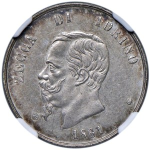 Savoy - * Victor Emmanuel II (1861-1878) 50 cents 1861...