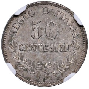 Savoy - Victor Emmanuel II (1861-1878) 50 cents 1867 T...